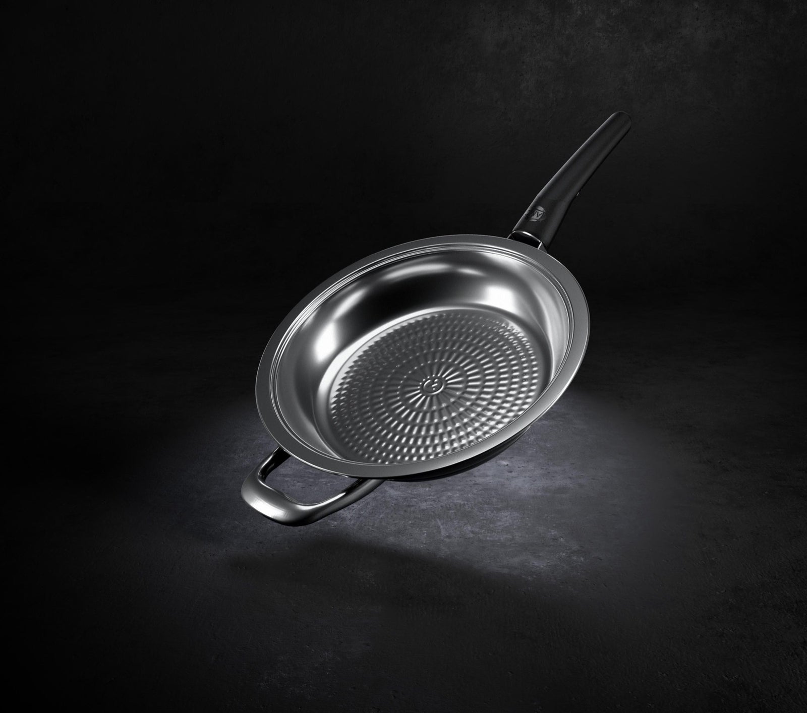 HotPan AMC con superficie di cottura in acciaio inossidabile senza rivestimenti